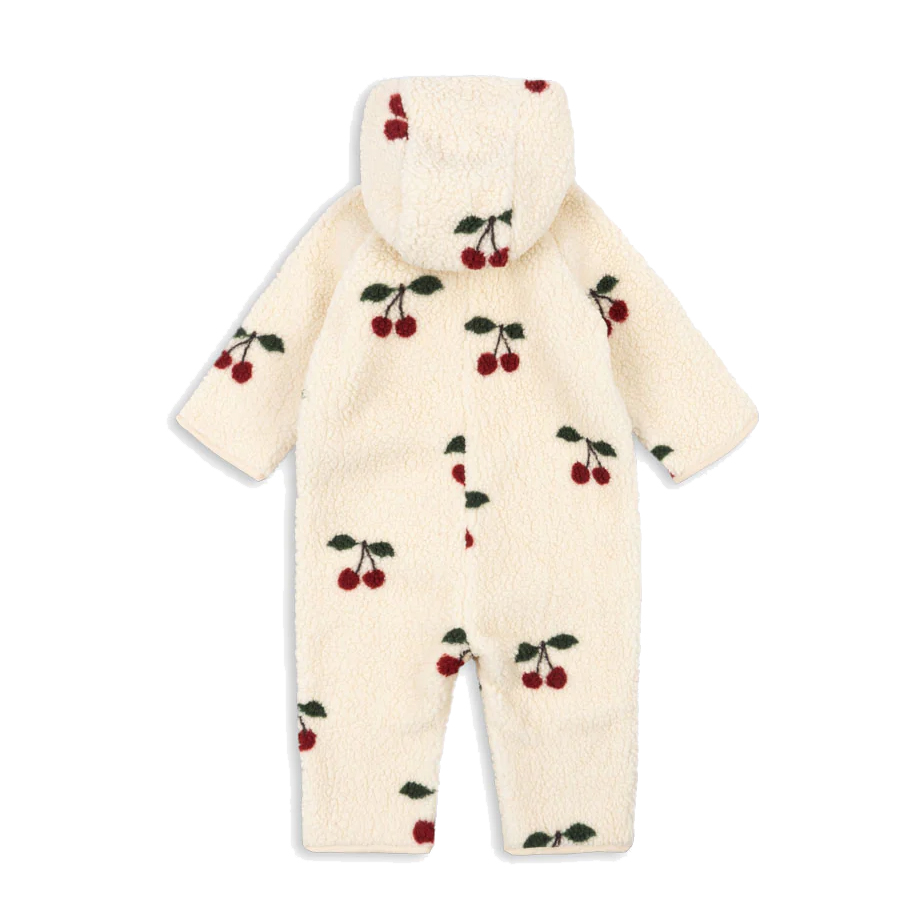 Konges Slojd Jody teddy baby onesie  -  Ma Grande Cerise