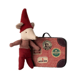 Maileg Christmas Mouse - baby in suitcase