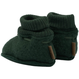 Mikk-line | Merinowollen babyslofjes | Duffel Bag green