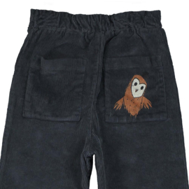 Lotiekids | Corduroy broek Antraciet | 5-pocket straight fit