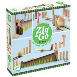 Djeco Zig & Go Big Ball kettingreactiespel 27-delig (8+)