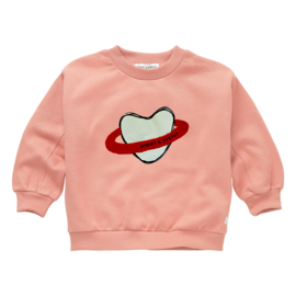 Sproet & Sprout Sweatshirt Heart Saturn