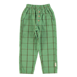 Piupiuchick unisex broek groen geruit