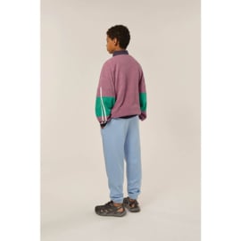 The Campamento Terry Color Block Zipper Purple