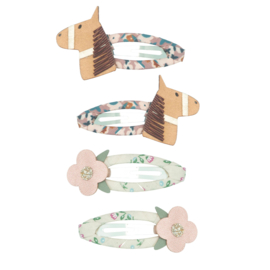Mimi & Lula | Horse & Flower clip set   A30