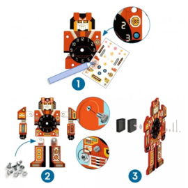 Djeco  knutselpakket Robotime Robotklok maken DJ07984 | 6+