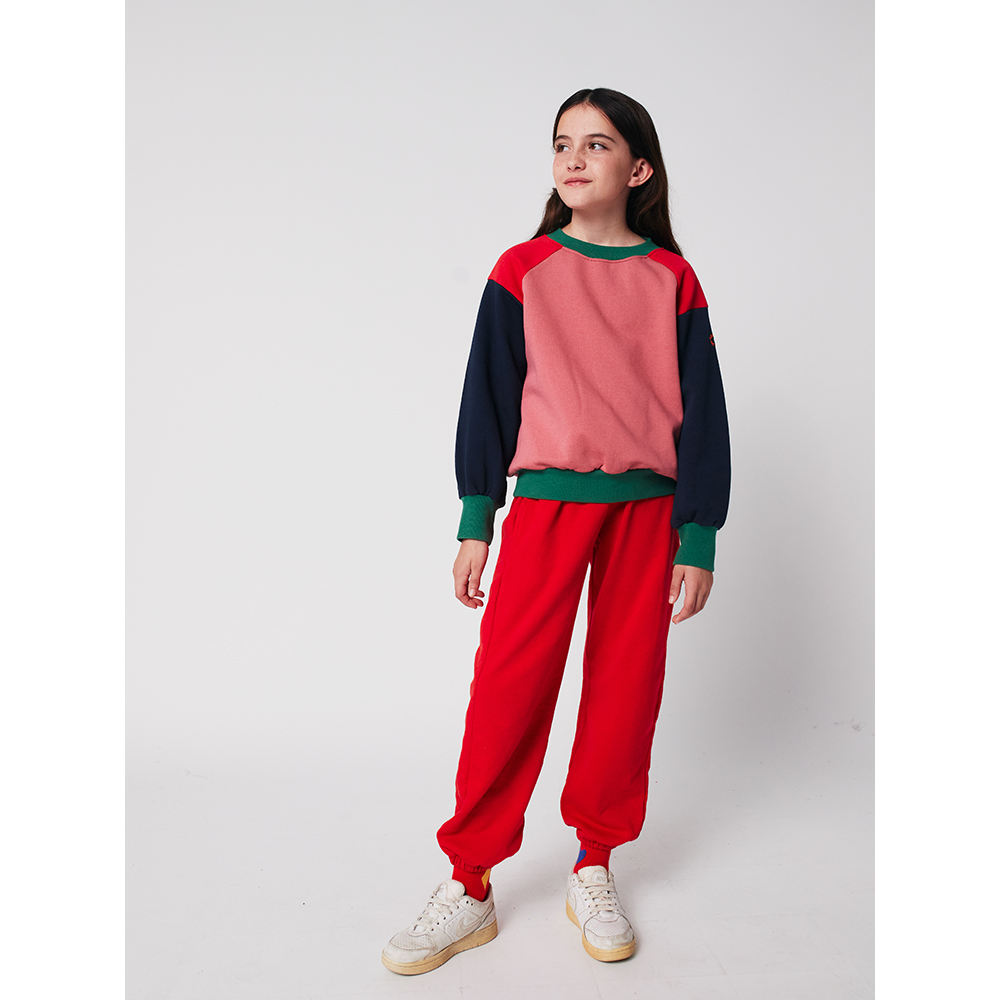 Bobo Choses Tic Tac Toe Color block sweatshirt