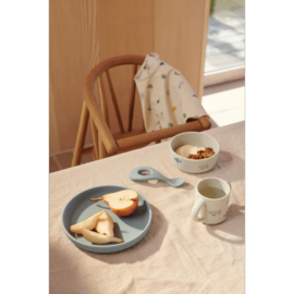 Liewood Vivi siliconen kinderservies set Aviator