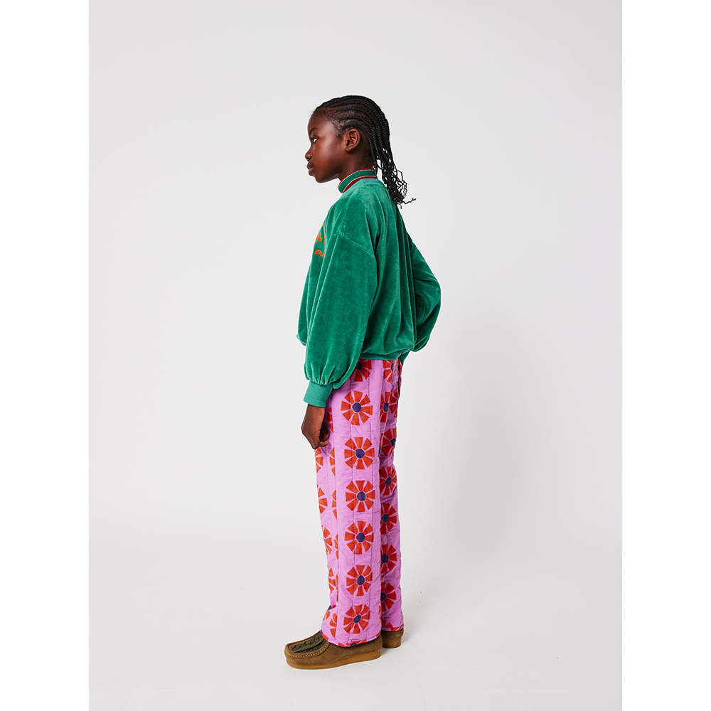 Bobo Choses Have Fun velvet sweatshirt