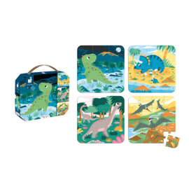Janod Vier Puzzels Dinosaurussen | 2+