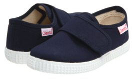 Cienta | Canvas schoenen met klittenbandsluiting | Marino