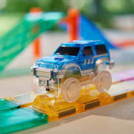 Cleverclixx Blauwe Race track Car