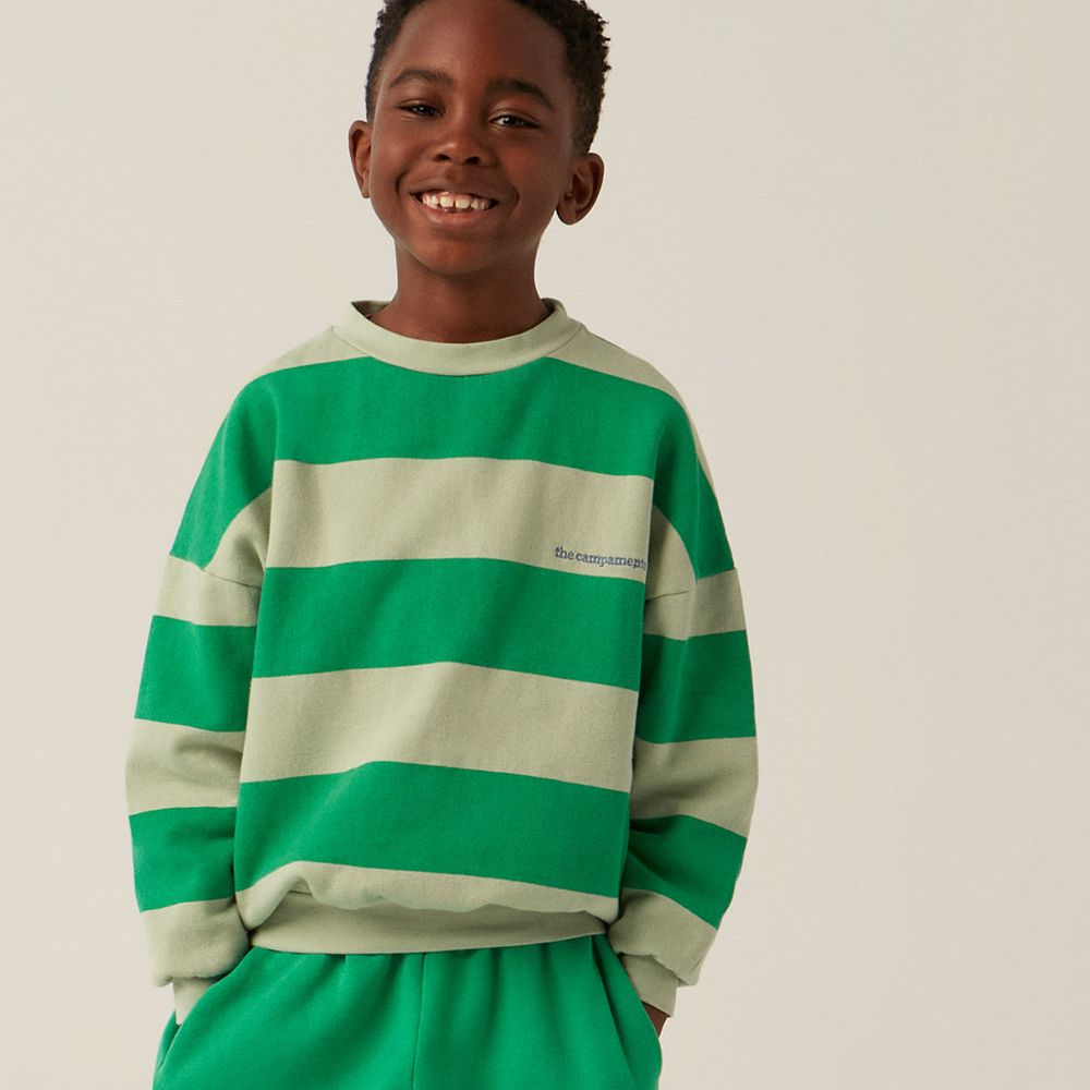 The Campamento Green Stripes sweatshirt