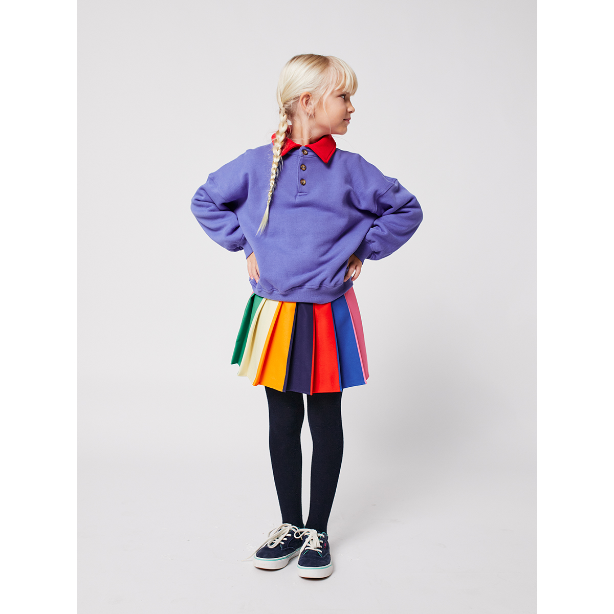 Bobo Choses  Geplooide Color Block Rok