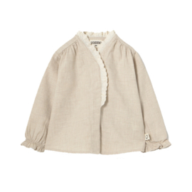 Cozmo Baby Flanel Blouse Malaca - Stone Mélange