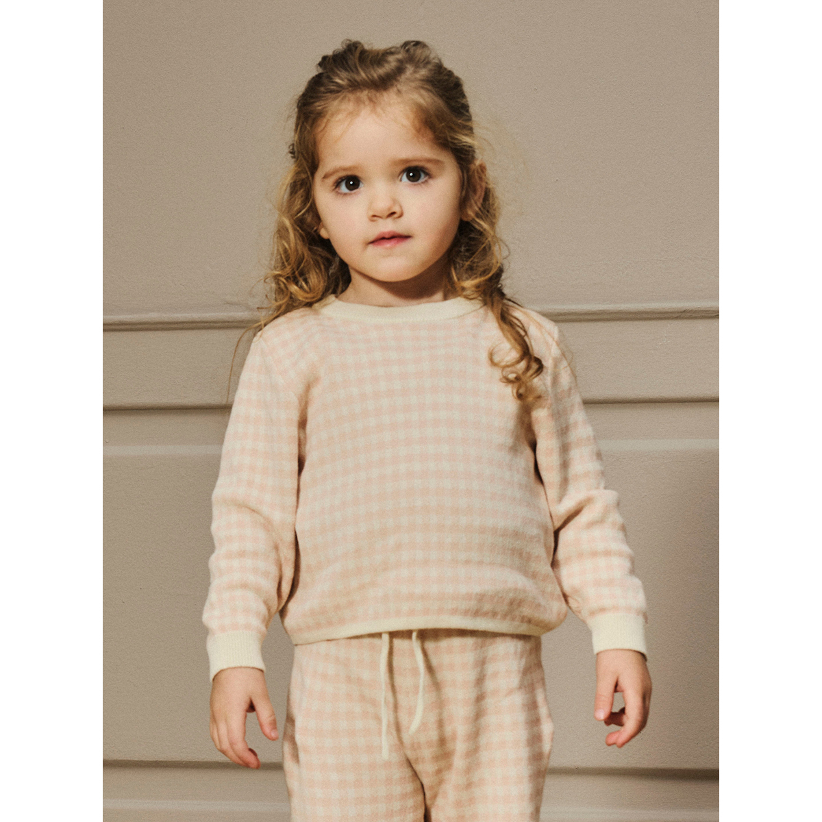 Lil Atelier Knit sweater Nadie  -  Cameo Rose