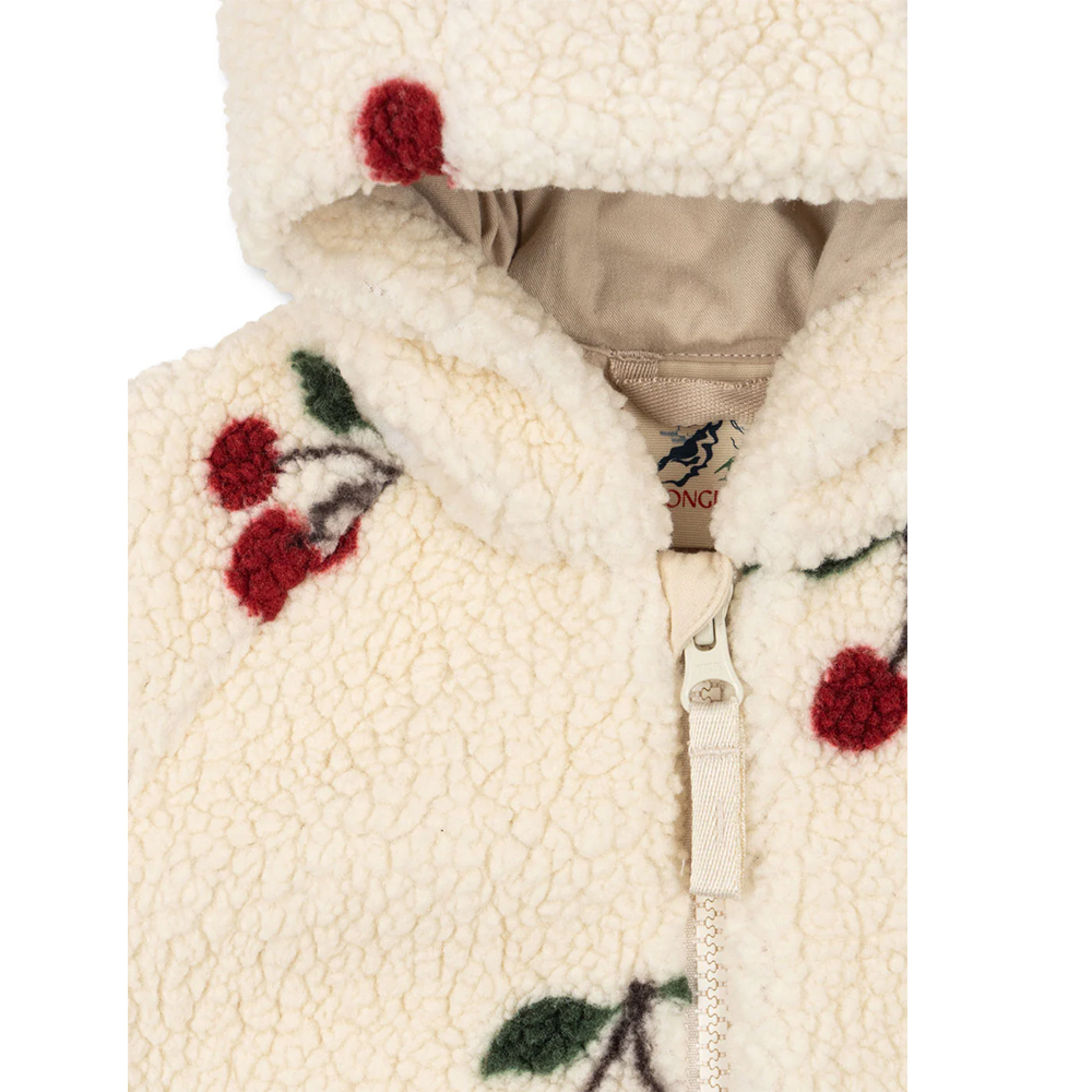 Konges Slojd Jody teddy baby onesie  -  Ma Grande Cerise