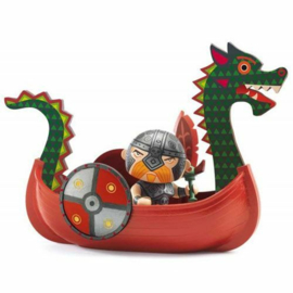 * Djeco * Arty Toys piraat Drack en zijn Drakenschip  (4+)