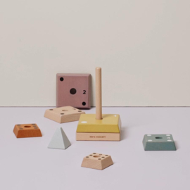 Kids Concept | Houten Stapel Pyramide | 1+