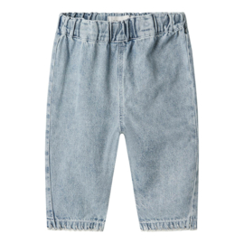 Lil Atelier Funda denim newborn broekje