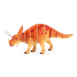 Janod Houten 3D puzzel Dino Triceratops | 5+