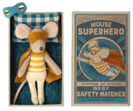 * Maileg * Super Hero mouse in matchbox | 3+