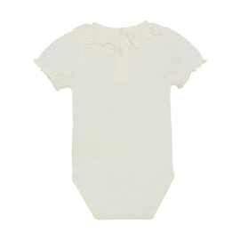 Enfant off white body met broderie