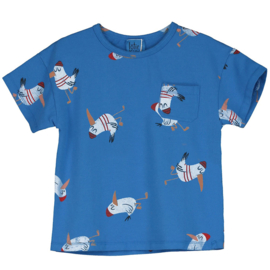 Lotiekids T-shirt Seagulls - Royal Blue