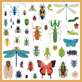 Djeco 160 Metallic Stickers Micro Cosmos DJ09282 | 4+