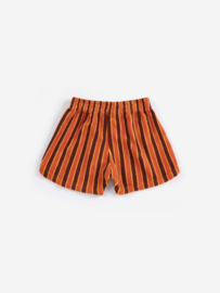 Bobo Choses - Striped Brick terry cloth shorts