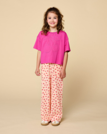 Petit Blush - Wide Leg Pants - Cherry AOP