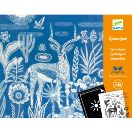 Djeco knutselpakket Cyanotype Nachtelijke Savanne | 7-99 jaar