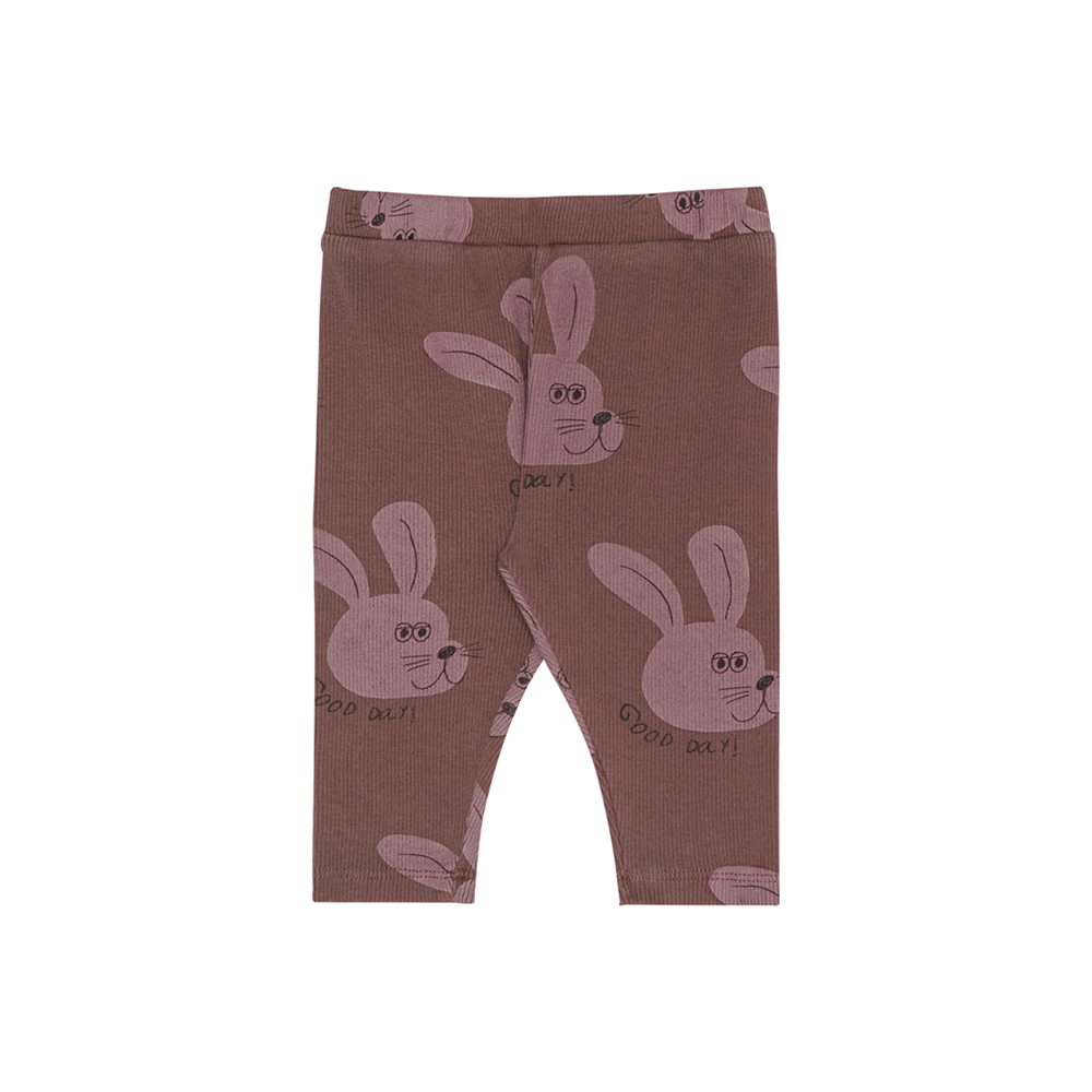 The Campamento Baby leggings Rabbit - Purple Brown