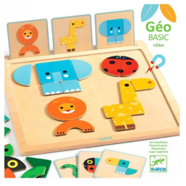 Djeco Geo Basic magnetisch puzzelspel  2+