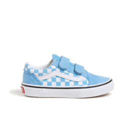 Vans Kids kindersneakers Old Skool V - Checkerboard Blue