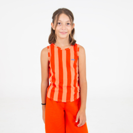 Lotiekids - tank top papaya- stripes Lotie - unisex
