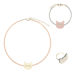 Mimi & Lula | Cute Cat sieradenset   B11