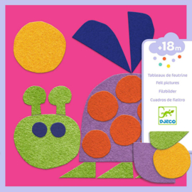 Djeco Vilt Collage knutselset dieren DJ00085 | 18m+