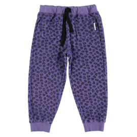 Piupiuchick | Terry jogging broek paars met animal print