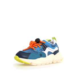 Flower Mountain kindersneakers Yamano 3 Junior - Navy Celeste Blue