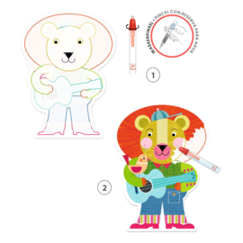Djeco Magic Colouring Animalo_Len DJ09069 | 18m+
