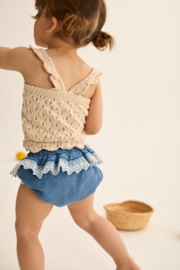 Cozmo - chambray denim baby bloomers