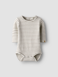 Lil Atelier Thoro Keo longsleeve Body  -  Sepia Tint Gestreept