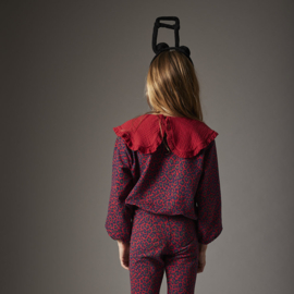 Cozmo Genoa Sweater  -  Red Animal print
