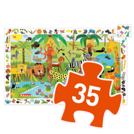 Djeco Observatie puzzel Jungle 35 stukjes  DJ07590 | 3+
