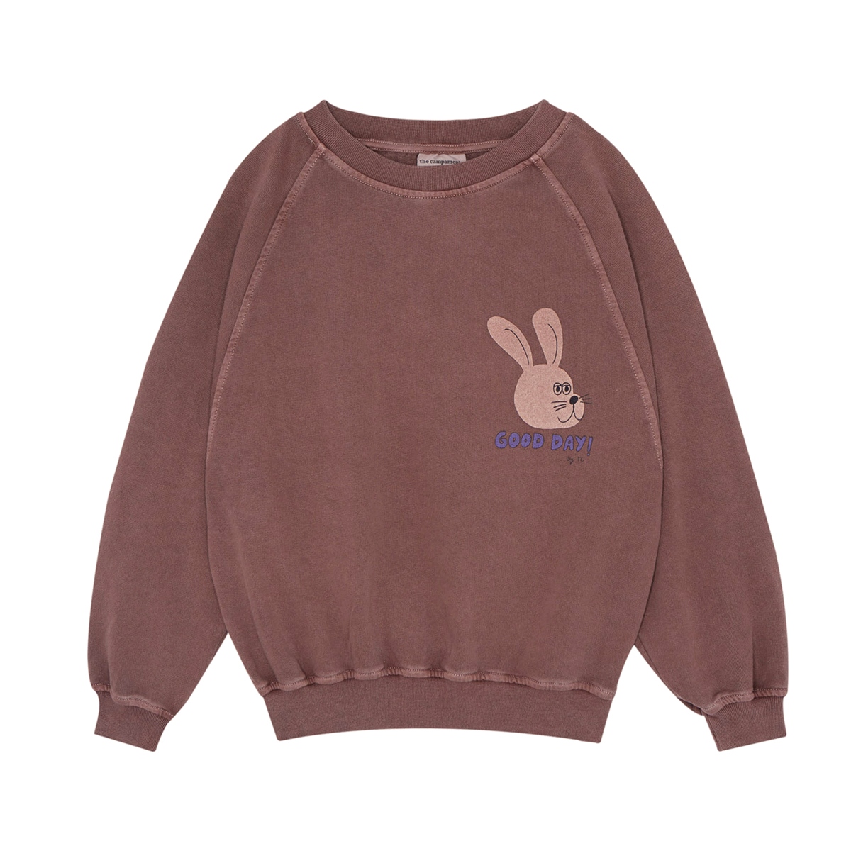 The Campamento Rabbit sweatshirt  -  Purple Brown