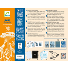 Djeco knutselpakket Cyanotype Nachtelijke Savanne | 7-99 jaar