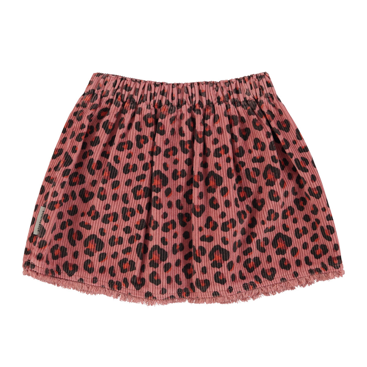Piupiuchick Roze Corduroy rok -  Animal Print
