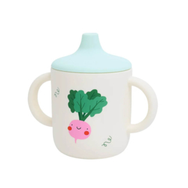 The Cotton Cloud tuitbeker Veggie Pals - Mint