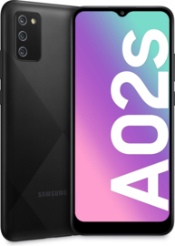 Samsung Galaxy A02s - 32GB - Zwart incl. accessoires
